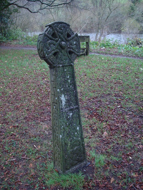 Augustus Frederick James's gravestone in Dixton Churchyard, near Monmouth