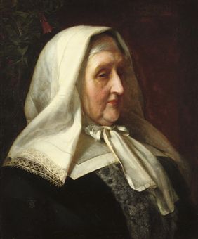 Elizabeth Clabburn 1786-1862 Portrait by Frederick Sandys