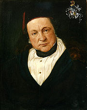 R L Pearsall painted by Philippa Pearsall (Einsiedeln version)