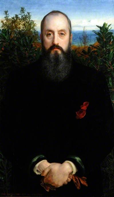 W.H Clabburn, portrait by Sandys (Sheffield City Museums)
